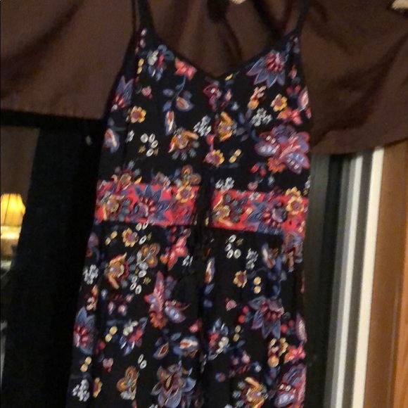 Floral print spaghetti strap long dress - Picture 3 of 7